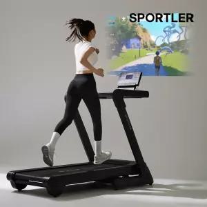 스포틀러 프라임 인클라인 런닝머신 가정용 무진동 접이식 트레드밀 아파트 실내 러닝 운동
