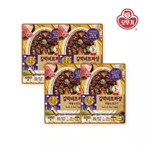 [오뚜기] 오즈키친 갈릭비프짜장 180g x 4개