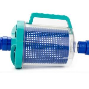 인라인 풀 리프 캐니스터 포수(5개 스키머 양말 포함) 트랩 진공 필터(수영장 클리너용)