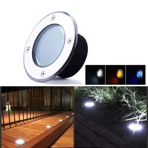 태양광 LED 매립등(중-일반형)/테라스 발코니 계단 바닥조명 표시등 포인트 연출 유도등 펜션 전원주택 가든소품 감성 데크등 야외조명