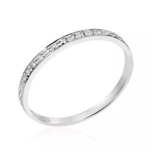 [비앤비골드] 14K 촘촘 큐빅 가드링 반지 NPR35357