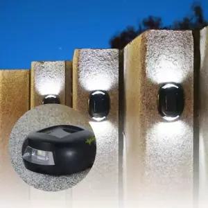 바닥에도 설치가능 2LED 태양광 YELLOW 상하벽등 벽에 (WFH1ZOP)