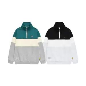 [내셔널지오그래픽 키즈] K241USW930 컬러블럭 반집업 맨투맨 2종택 1 312064