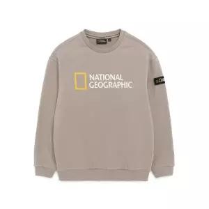 [내셔널지오그래픽 키즈] K223USW920 키즈 빅 로고 맨투맨 OAK 311967