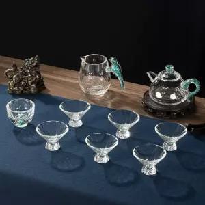 차포트 찻잔세트02 내열유리 (WFHJI22)