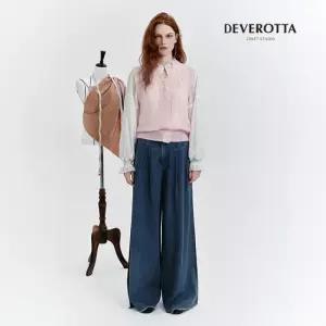 25FW 프린지 와이드 데님 팬츠