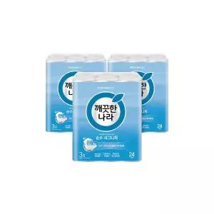 깨끗한나라 순수 시그니처 화장지 27m 24롤 3팩 1926699 J