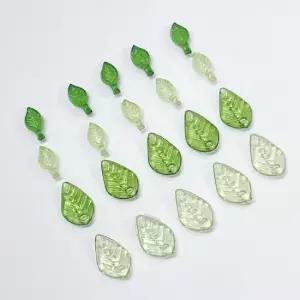 나뭇잎 비즈 구슬 매듭 팔찌 키링 끈갈피 비즈식물 만들기 DIY 공예 악세사리 재료