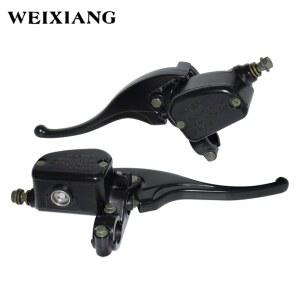 폴라리스 ATV용 범용 유압 브레이크 펌프 마스터 실린더 레버 디스크 전방 좌측 우측 오토바이 7/8 인치 22