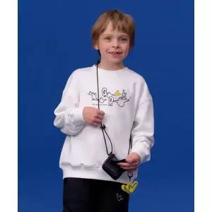 [마크곤잘레스키즈]마크 뷰티풀 엔젤 맨투맨-화이트 (MG53TM10WH)_IC