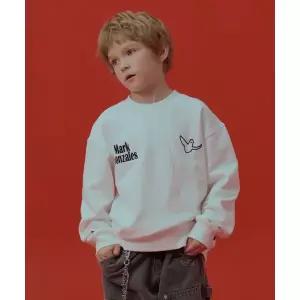 [마크곤잘레스키즈]마크 엔젤 자수 맨투맨-화이트 (MG53TM12WH)_IC