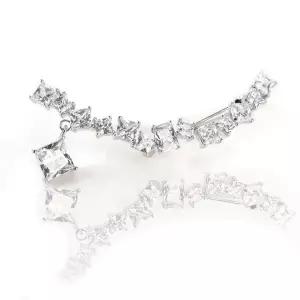 [하프클럽/]AAA 포인트 지르코니아 차밍 브로치 달빛 반달 옷핀