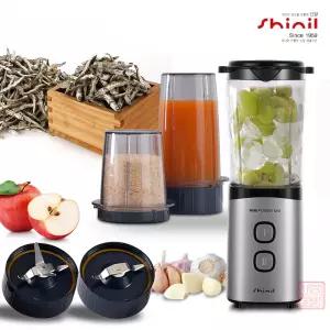 신일 국산 다용도 만능 미니믹서기 다지기 분쇄기 다기능 믹서기 날 2개 컵 3종 대 중 소 마늘다지기 200MKG