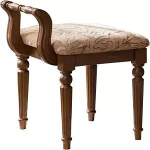메이크업 룸 침실용 YZWZZXC 솔리드 우드 배니티 벤치 스툴 로우 백 조각된 다리 피아노