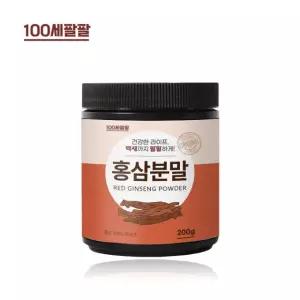 백세팔팔 국내산 100% 홍삼분말 가루 200g