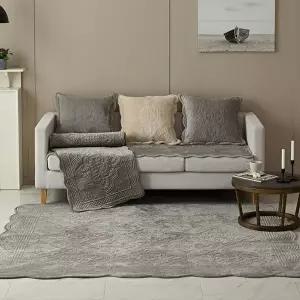 [애끌리아][애끌리아] 아센느 HR 극세사 목화솜 자수 퀼팅 소파토퍼 1장(65x230)