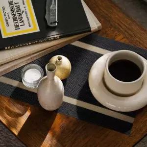 테이블 매트 블랙 식탁매트 방수테이블매트 식탁패드 WEC9CE0