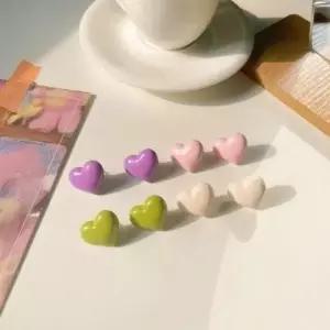 코튼 모양 귀걸이 캔디 하트 WF0CD65