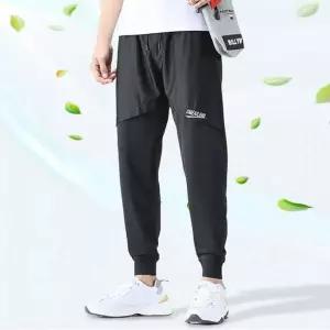 [셀러에이드]여름용 스판 허리밴딩 메쉬 조깅 팬츠 운동복 트레이닝 바지