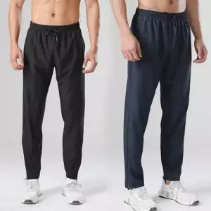남성 스포츠 팬츠 허리밴딩 발목지퍼 슬림핏 트레이닝 바지