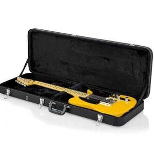 일렉기타 하드케이스 벨벳 하드 블랙 보관함 사각 기타 케이스