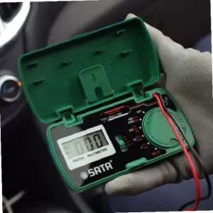 쿨샵 사타 포켓디지털 전기 테스터기 소형 멀티미터