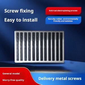 자동차 내마모성 플레이트 스텐레스 두꺼운 메인 캡 금속 미끄럼방지 풋 페달 매트 수리