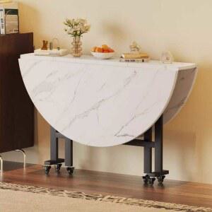 원형 접이식 테이블 간이 1 0m 거실 원탁 고기불판테이블 4 6인용 폴딩 60cm