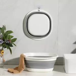 접이식 대야 폴딩 세수 욕실 대형 다용도 휴대용 (WFJ0XH1)