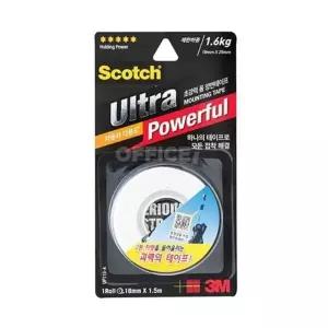 자동차 다용도 초강력 폼 양면테이프 18mm UP115 A 괴