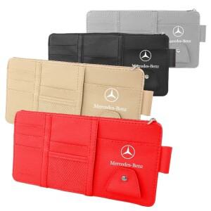 메르세데스 벤츠 GLE A B C 클래스 W176 용 햇빛 가리개 포인트 타입 다기능 수납 가방 자동차 악세서리