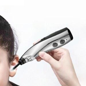 기술 귀지 흡입기 이어 제거 귀이개 화이트 스푼 LED 진동 품질상아색