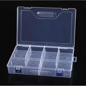 케이스 칸막이 소품 30x20x6 10칸 대형 보관 보관케이스 수납케이스