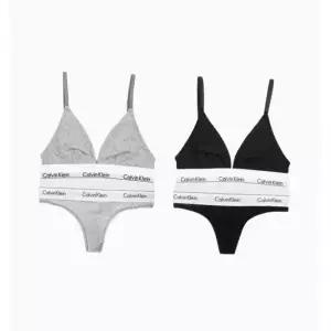 [Calvin Klein]UNDERWEAR CK 캘빈클라인 여성 스포츠 브라렛 삼각팬티 세트 QF1061 F3786 698264