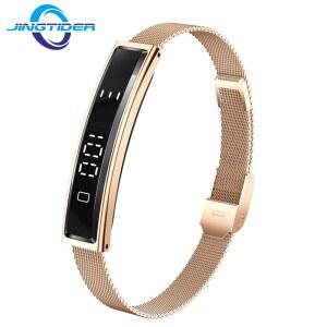 B3 스마트 팔찌 5.6mm 울트라 얇은 바디 디스플레이 경량 방수 지원 수영 밴드 남성 여성