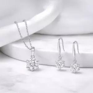 메종드쉬 모이사나이트 세트 귀걸이 목걸이 BMS019