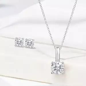 메종드쉬 모이사나이트 세트 귀걸이 목걸이 BMS013