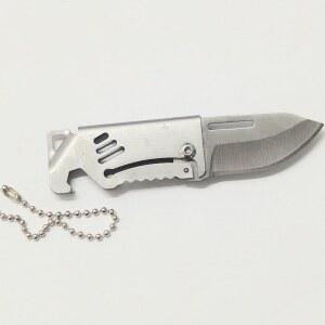 미니 야외 접는 칼 D2 철강 휴대용 병따개 날카로운 절단 도구 옷걸이 높은 경도 캠핑 생존