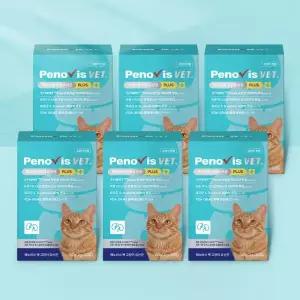 페노비스 고양이 유산균 신장 영양제 면역력 변비 설사 임상원료 30포 X 6개