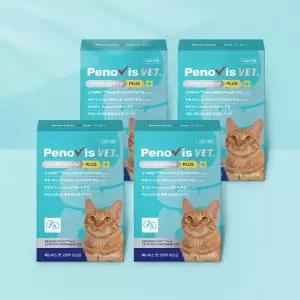 페노비스 반려묘 유산균 신장 영양제 면역력 변비 설사 임상원료 30포 X 4개