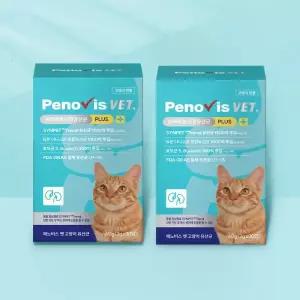 페노비스 고양이 영양제 신장 유산균 변비 설사 면역력 임상원료 30포 X 2개