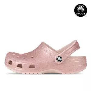[크록스]키즈 클래식 글리터 클로그 K 아동 주니어 샌들 슬리퍼 쿼츠 206993-6WV 910358