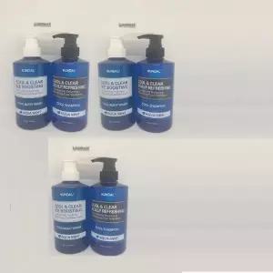 쿤달 쿨 샴푸 아쿠아민트 500mlx3+쿨 아이스 부스팅 쿨 바디워시 아쿠아민트 500mlx3