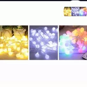 조명 CO-SA 충전식 앵두전구 캠핑 차박 인테리어 100P