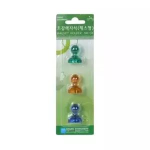 [오너클랜]bns 화이트보드 초강력 손잡이 자석 체스형 3p 초강력자석