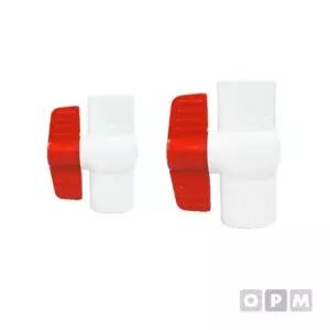 [VCJ3KP06]플라스틱 볼밸브 소모품 흰색 40A