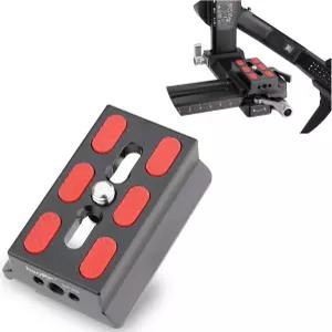 DJI RS2/RS-C2/RS3/RS3/RS3-PRO 짐벌 스태빌라이저 액세서리용 Haoge QR-RS 카메라 장착 퀵 릴리스