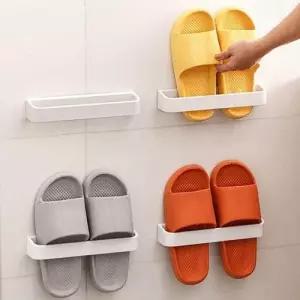 걸이 슬리퍼 거치대 실내화거치대 슬리퍼거치대 욕실화 정리 소형 WFISB3I