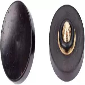 VKO 우드 소프트 셔터 릴리스 버튼 섬세한 카메라 12mm 오목 표면 블랙(우드 그레인 랜덤)