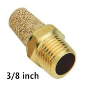 10pcs 많은 배기 발전기 공기 머플러 솔레노이드 밸브 커넥터 호환  3/8 인치 BSP 공압 소음기 황동 피팅